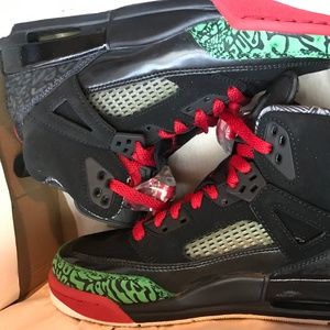 Jordan Spizike Black Varsity Red (2017) (GS)